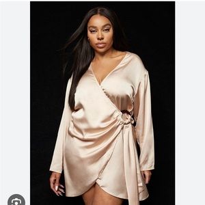 NWT Silk Wrap Dress